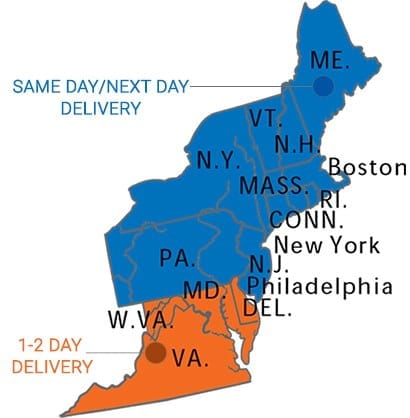 East Coast Boston Movers Long Distance moving map