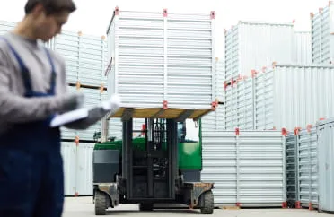 Secure storage solutions for moving customers