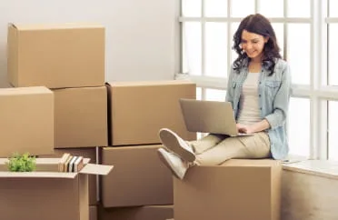 Moving boxes and professional packing supplies